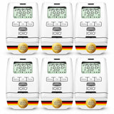 IOIO Elektronisches Heizungsthermostat HT 2000 6er Pack Thermostat programmierbar digital weiß