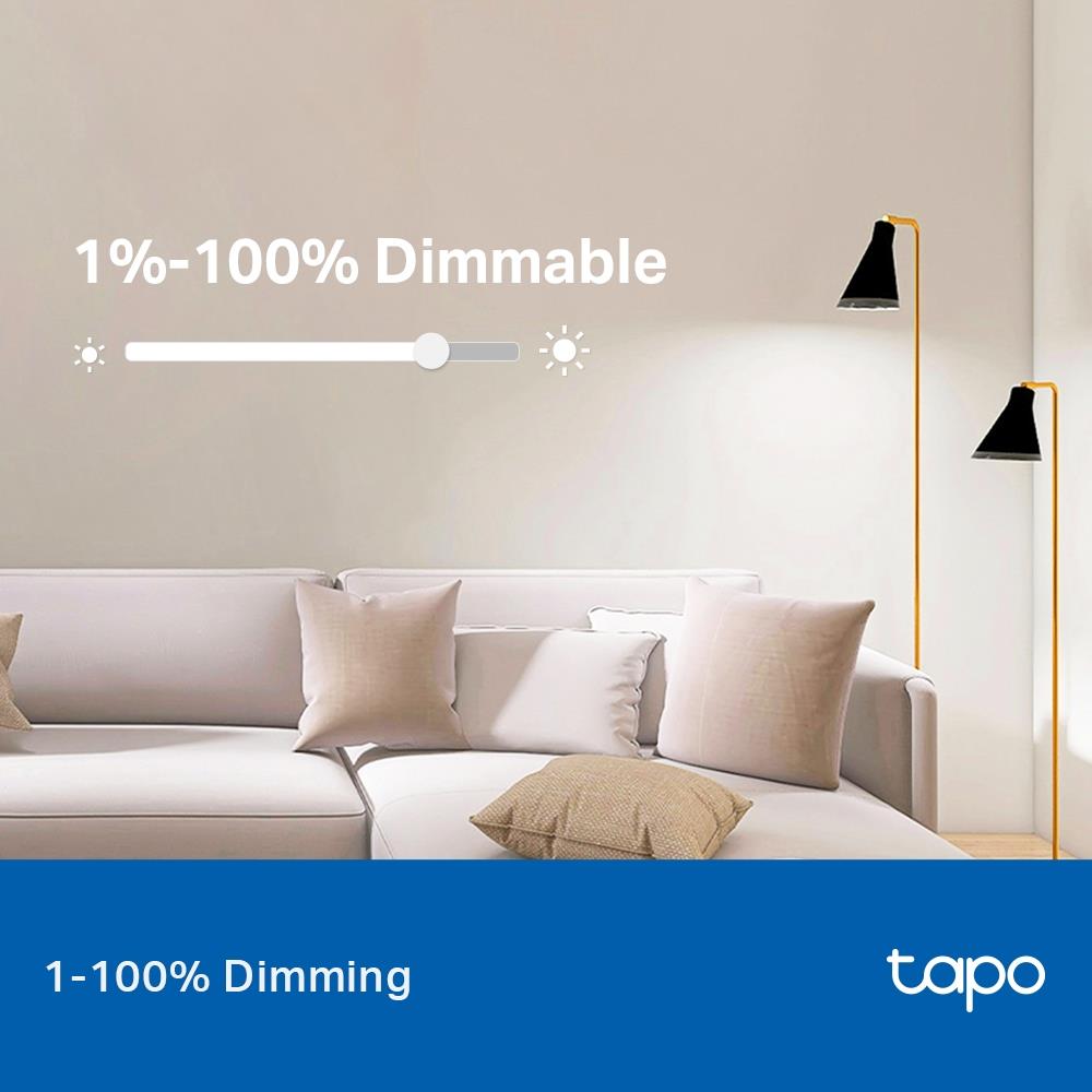 TP-Link Tapo L520E Smart WLAN Lampe E27 dimmbar 4000K App Steuerung