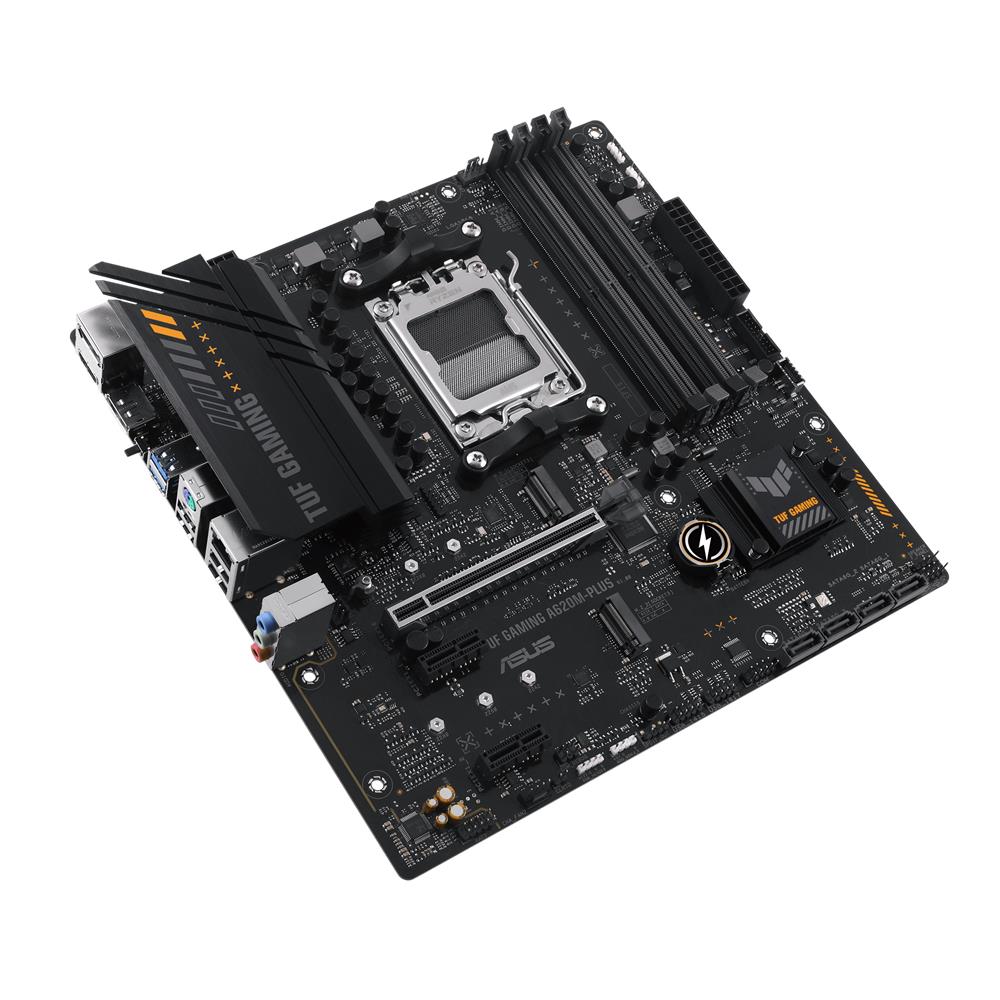 ASUS TUF GAMING A620M-PLUS Mainboard Sockel AMD A620 (Ryzen 7000, micro-ATX, DDR5, PCIe 4.0)