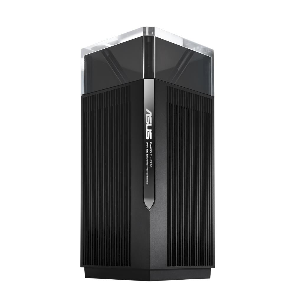 ASUS ZenWiFi Pro ET12 AXE11000 Tri-Band WiFi 6E Mesh System 1er Set Schwarz