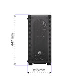 ENDORFY Signum 300 Air, ATX PC-Gehäuse, inkl. 4x 120mm PWM-Lüfter, Mesh-Frontplatte, Seitenteil aus gehärtetem Glas | EY2A005