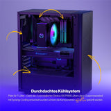 ENDORFY Ventum 200 Air, ATX PC-Gehäuse, inkl. 4x 120mm PWM-Lüfter, Frontblende aus Mesh, Seitenteil aus gehärtetem Glas | EY2A002