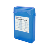 LogiLink Festplatten Schutz-Box für 3,5" HDDs, blau