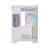 Silentware View A-RGB White – Showcase Midi Tower mit Glasfront, Glas-Seitenfenster & 4 RGB Lüftern
