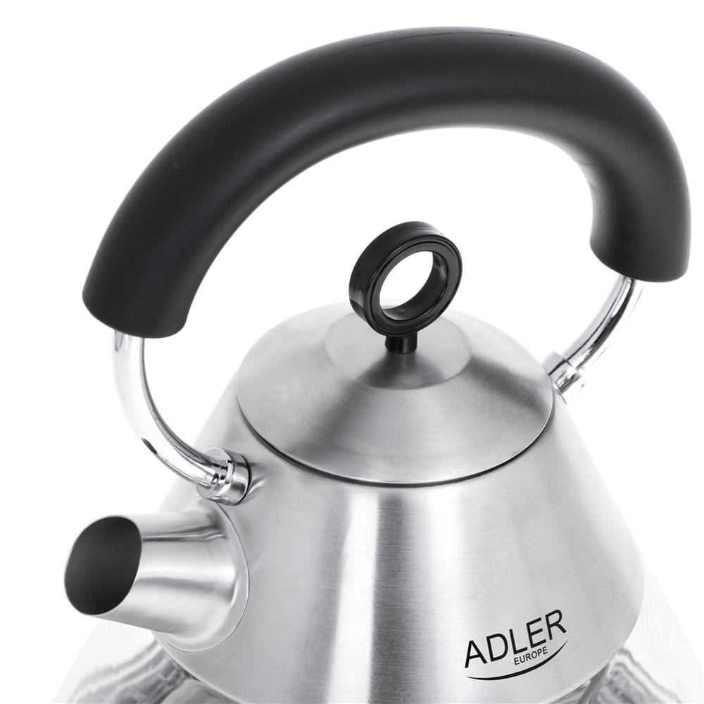 Adler AD 1282 Glas-Wasserkocher 1,5Liter STRIX 2200 Watt beleuchtet kabelloser Wasserkocher