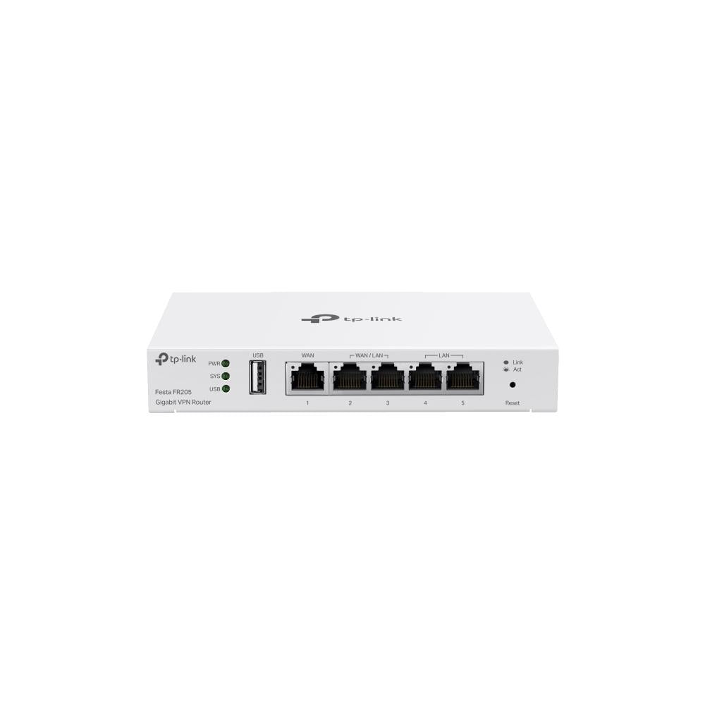 TP-Link Festa FR205 Gigabit VPN Router Multi WAN 5 Ports USB Cloud Management