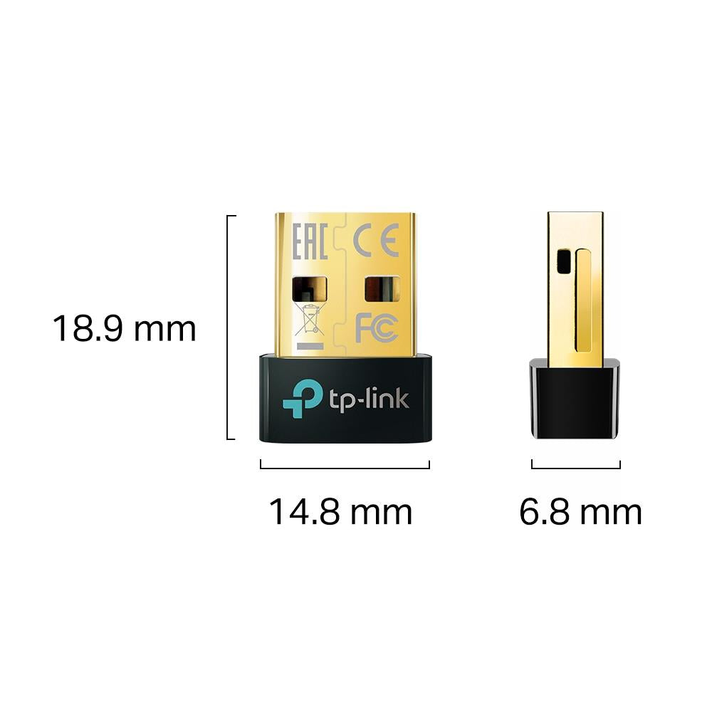 TP-Link UB500 Bluetooth 5.0 Nano USB Adapter Dongle für PC Laptop Desktop Computer