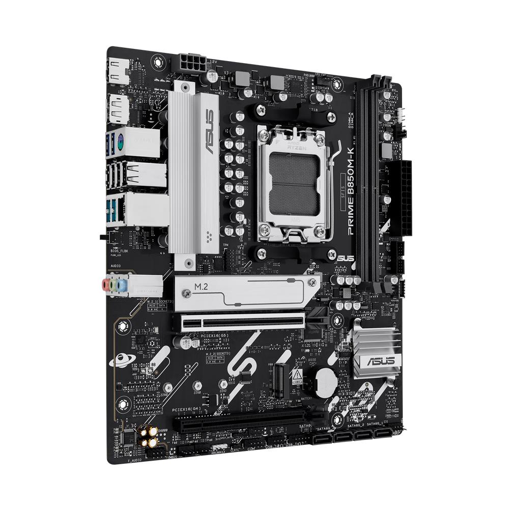 ASUS PRIME B850M-K Gaming Mainboard AM5 micro ATX DDR5 PCIe 5.0 Aura Sync
