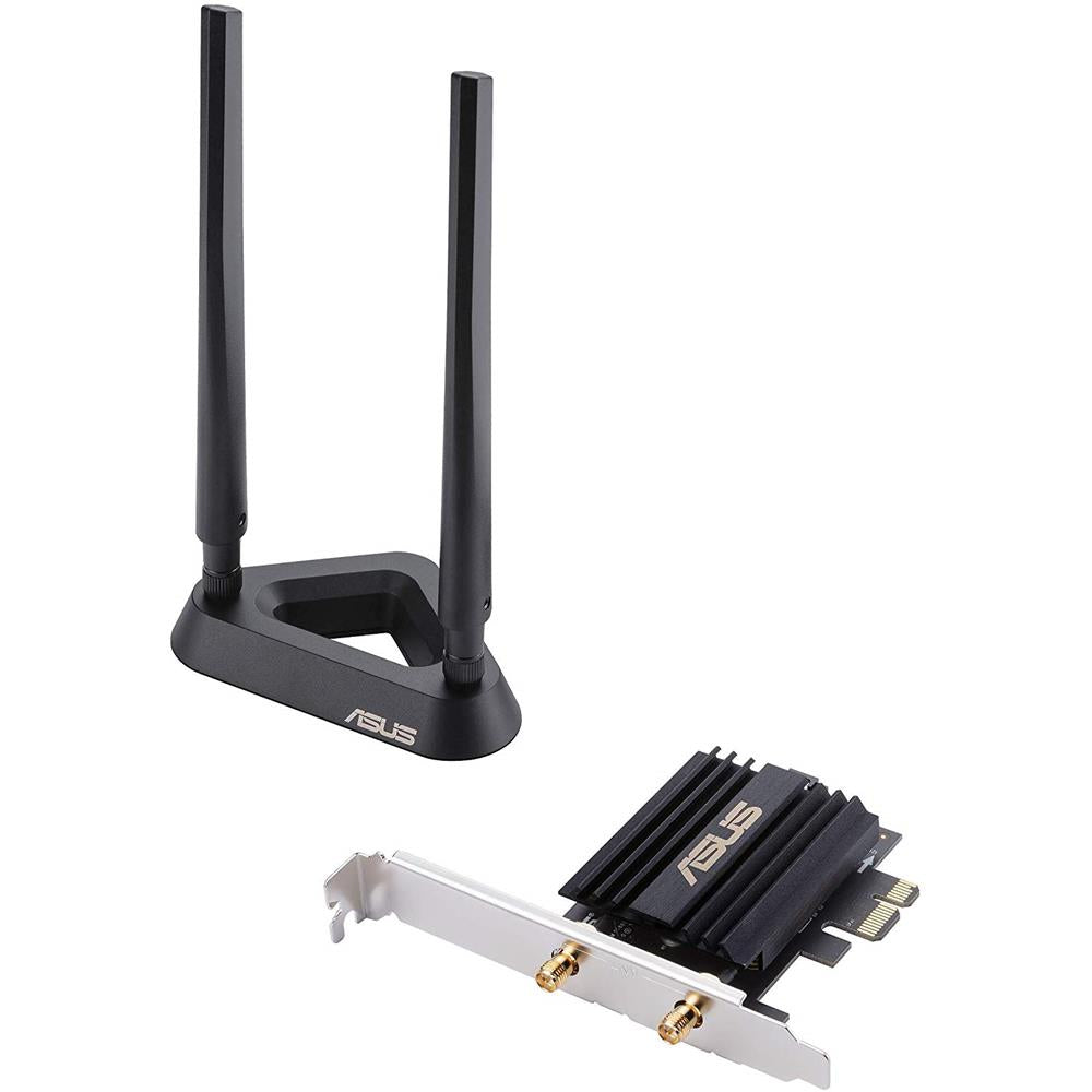 ASUS PCE-AX58BT WLAN Netzwerkkarte 6 PCIe AX3000 Dualband 160MHz Wi-Fi 6 Adapter