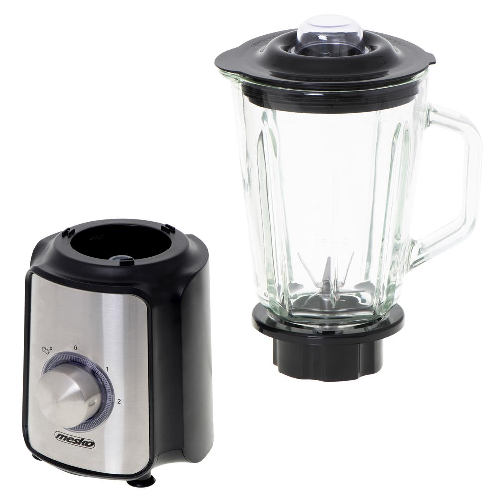 Mesko MS 4080 Standmixer, 1,5 L Glas Krug, Smoothie Maker, 1200 Watt, Pulsfunktion