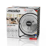 Mesko MS 7322 USB Ventilator 15 cm, Tischventilator