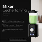 Camry CR 4088 Standmixer 1,5L Glasbehälter – 1800W & Mahlwerk im Set