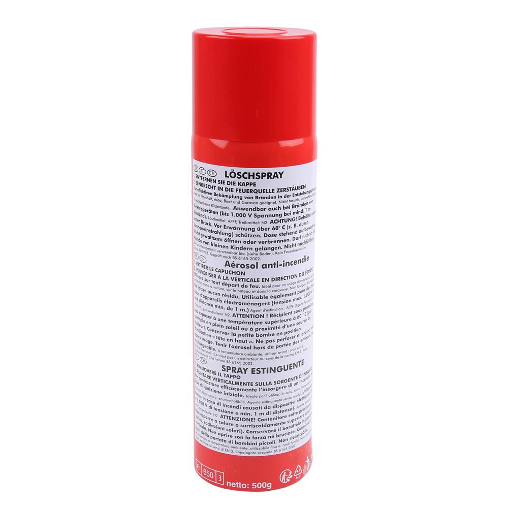 Olymp Sicherheitstechnik Feuerlöschspray - auf Schaumbasis, auch für Fettbrände zugelassen