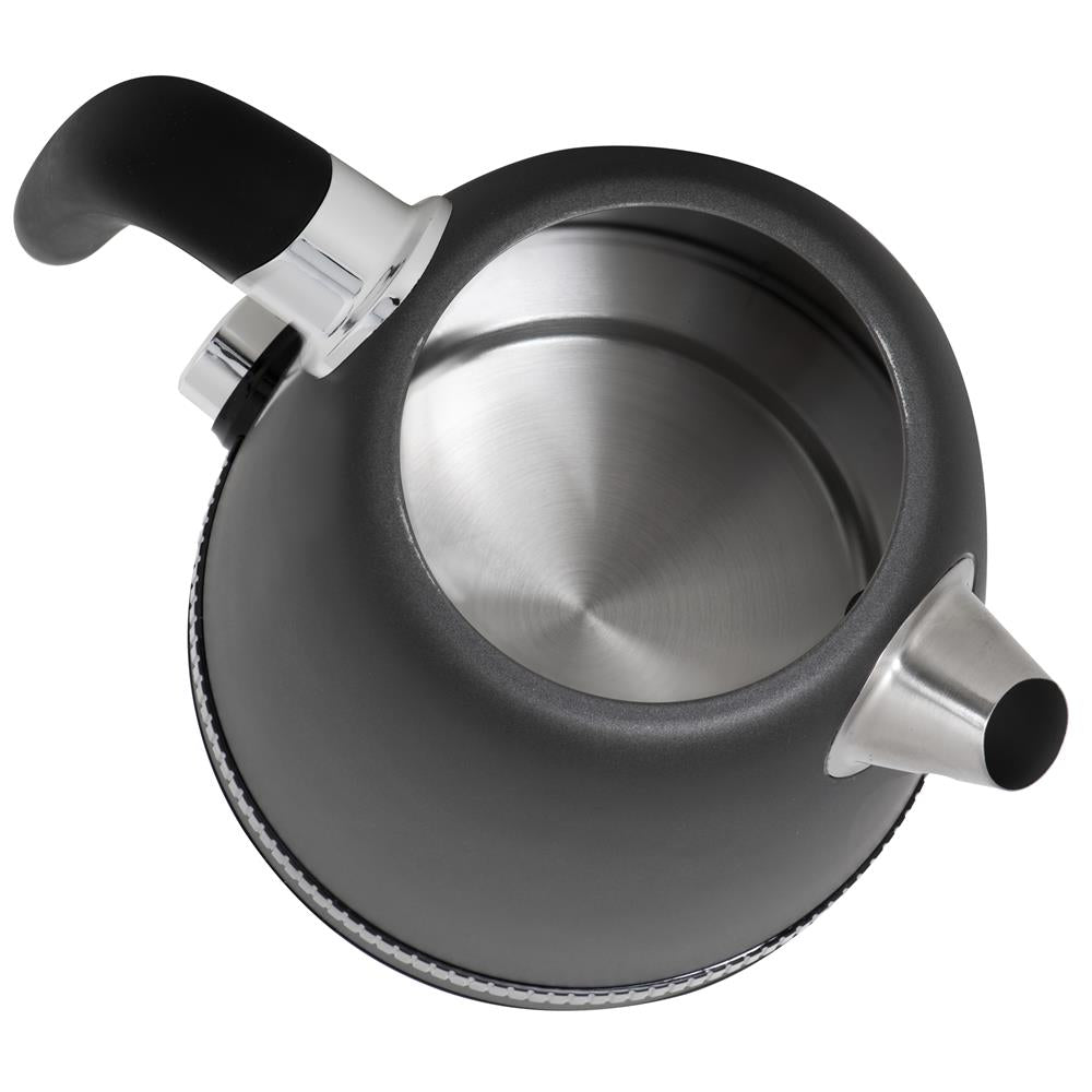 Adler AD 1295 Wasserkocher 1,7L mit LCD Display Temperaturregelung grau