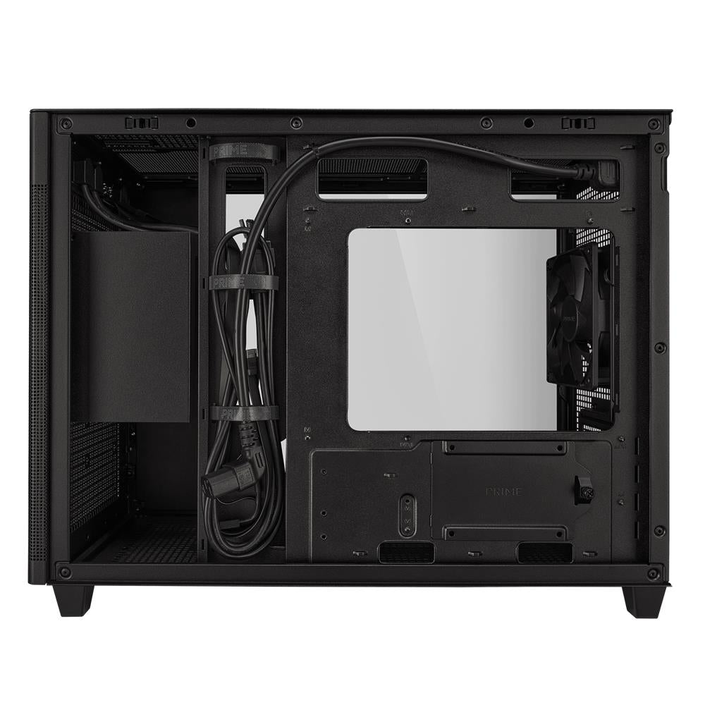 ASUS Prime AP201 Tempered Glass MicroATX Gehäuse schwarz