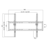 LogiLink TV-Wandhalterung, 37-70", neigbar, 35 kg max.