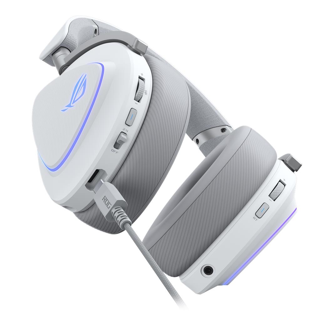 ASUS ROG Delta II White Wireless Gaming Headset RGB 2.4 GHz Bluetooth