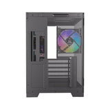 Silentware View A-RGB Black – Showcase Midi Tower mit Glasfront, Glas-Seitenfenster & 4 RGB Lüftern