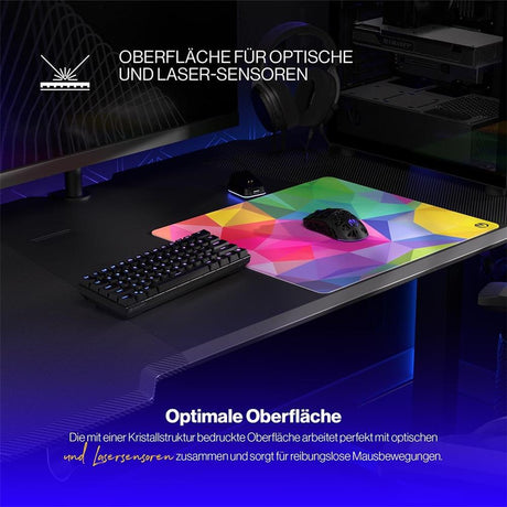 ENDORFY Crystal Spectrum L Mauspad mehrfarbig rutschfest 450 x 400 mm
