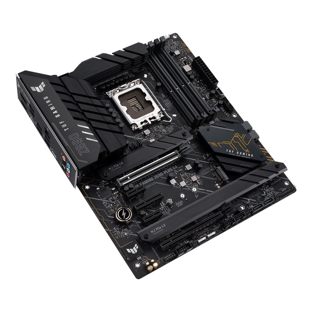 ASUS TUF Gaming Z690-Plus D4 Mainboard Sockel Intel LGA 1700 ATX PCIe 5.0 DDR4-Speicher 4x M.2