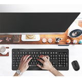 LogiLink Kabelloses Tastatur Maus Set 2,4 GHz 1000 dpi Schwarz