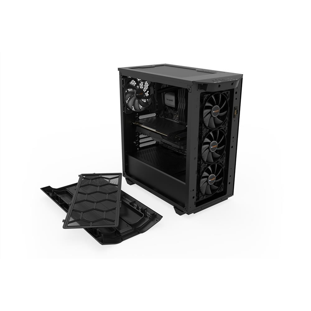 be quiet! PURE BASE 500DX Black BGW37 PC-Gehäuse Computer-Case Tower LED-Beleuchtung Seitenfenster