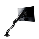 LogiLink Monitorhalterung 13-27" Stahl Gasdruckfeder schwarz neigbar für 1 Monitor Schreibtischhalterung