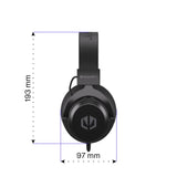 ENDORFY VIRO Infra EY1A003, Gaming Headset, Kopfhörer mit Mikrofon, Schwarz, Klinke, Over-Ear