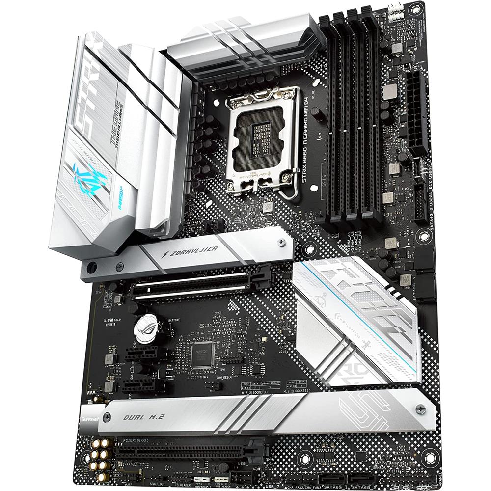 ASUS ROG Strix B660-A Gaming WiFi D4 Mainboard Sockel Intel LGA 1700 ATX DDR4 PCIe 5.0 WiFi 6 M.2