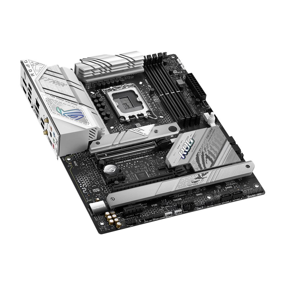 ASUS ROG STRIX B760-A GAMING WIFI Mainboard Sockel Intel LGA 1700 (ATX, DDR5, PCIe 5.0, WiFi 6E) weiß