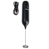 MS 4534 Elektrischer Milchaufschäumer, wiederaufladbar, Edelstahl-Quirl, USB-C, kompakt & leicht