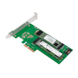 LogiLink Dual M.2 PCIe Adapter für SATA und PCIe SATA SSD