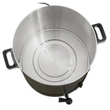 Camry CR 4537 Einkochautomat 28L mit LCD-Display, Edelstahl Einkochtopf mit Zapfhahn, Warmhaltefunktion, Timer 180 Min., 30-100 °C, Glühweinkocher, Getränkespender, 2600W