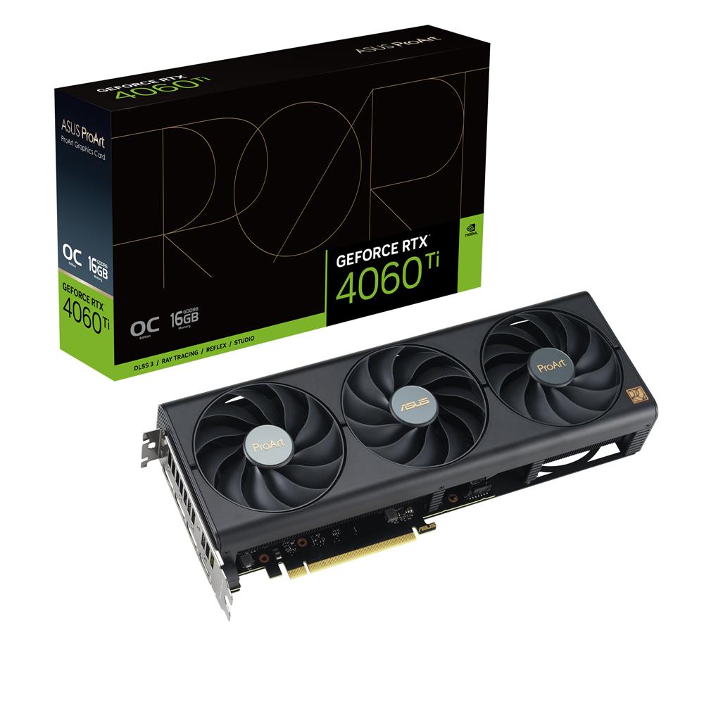 ASUS ProArt GeForce RTX 4060 Ti OC Edition 16GB GDDR6 Gaming Grafikkarte NVIDIA