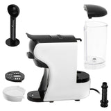 Adler AD 4386 Multikapsel Kaffeemaschine, 19 bar Espressomaschine, 9 Kapselsysteme, gemahlener Kaffee, ESE Pads, 0,6 l, kompakt, Weiß/Schwarz