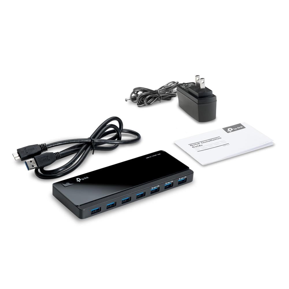 TP-Link UH700 7-Port USB 3.0 Hub 5 Gbit/s schwarz