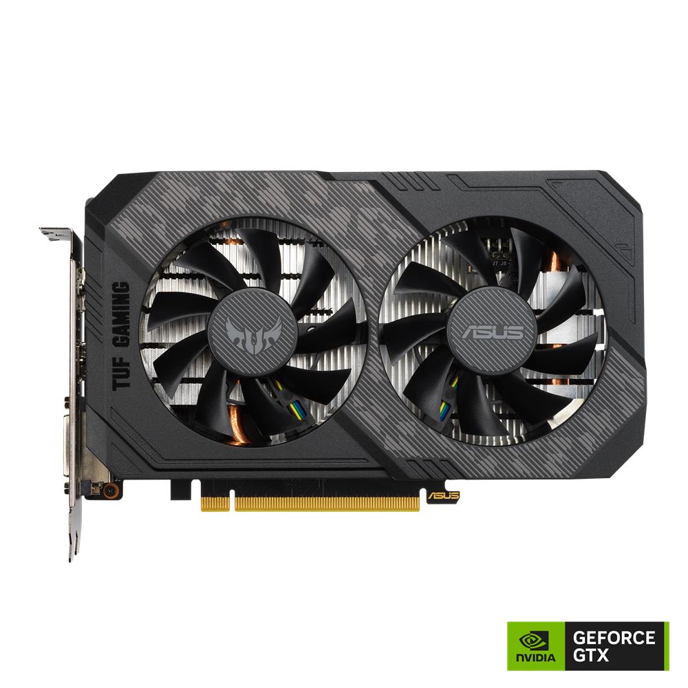 ASUS TUF Gaming GeForce GTX 1650 OC Edition 4GB GDDR6 Gaming Grafikkarte (NVIDIA, PCIe 3.0, HDMI, DP)