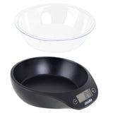 Mesko MS 3164 Digitale Küchewaage mit Schüssel Schwarz 700ml max. 5kg LCD-Display