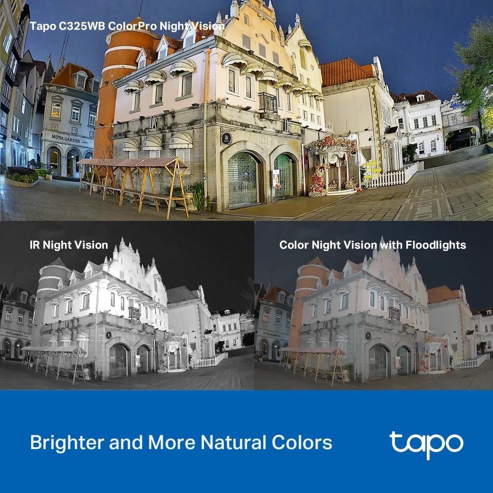 TP-Link Tapo C325WB – 2K QHD Außenkamera mit ColorPro™-Technologie & IP66-Schutz