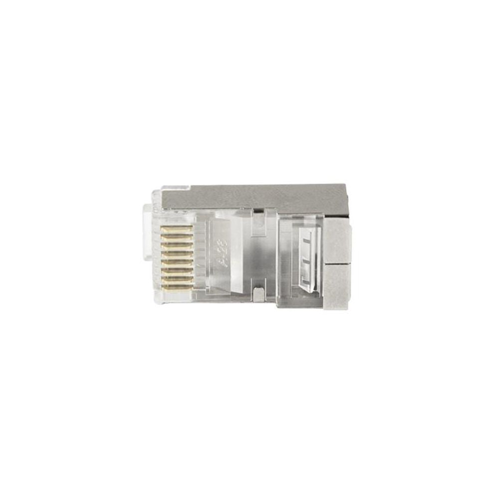 LogiLink RJ45-Modularstecker, Cat.6, geschirmt, vorne offen, 50 Stk.