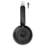 LogiLink AuraSolo Bluetooth 6.0 Headset, ANC, 20 Std. Akku, Schwarz