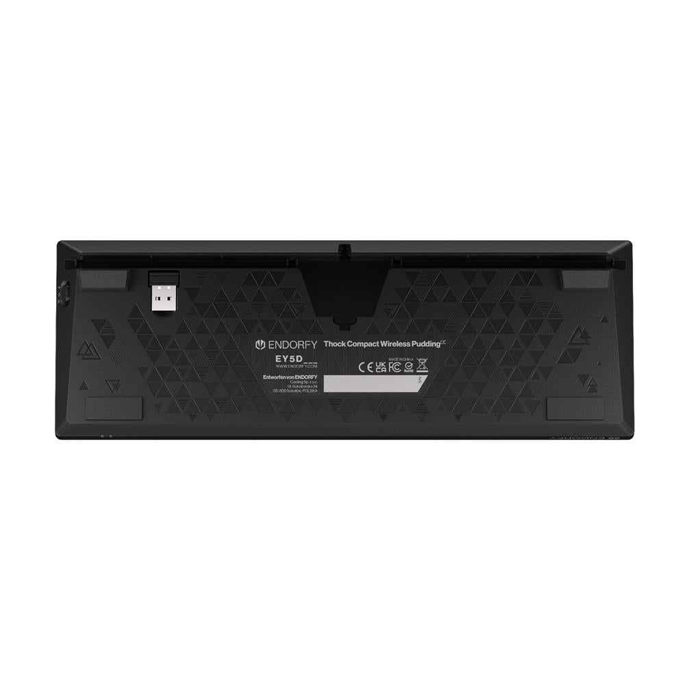 ENDORFY Thock Compact Wireless DE Kailh Box Black Pudding, Tastatur, DE-Layout, Schwarz, Kabellos, Beleuchtet