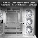 be quiet! Light Wings LX 120mm PWM Reverse White Lüfter 7 optimierte und invertierte Lüfterblätter