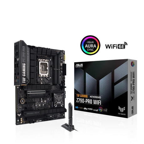 ASUS TUF GAMING Z790-PRO WIFI Mainboard Sockel Intel LGA1700 (ATX, PCIe 5.0, DDR5, 4x M.2, WIFI 6E)