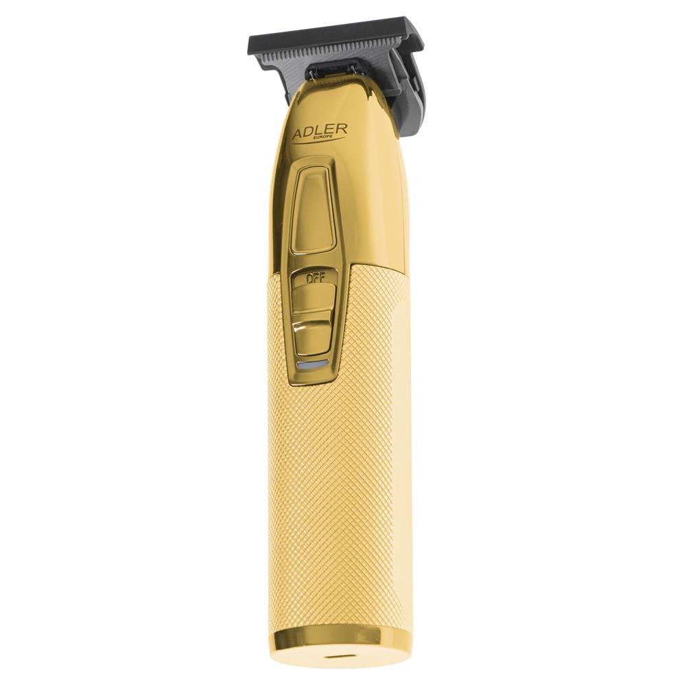 Adler AD 2836 professioneller Trimmer Gold elektrisch für Gesicht Bartschneider Schneidegerät