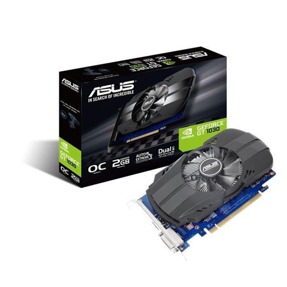 ASUS Phoenix GeForce PH-GT1030-O2G Grafikkarte Nvidia PCIe 3.0 2GB GDDR5 Speicher HDMI DVI