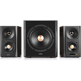 Edifier S360DB 2.1 Home-Entertainment-System (150 Watt) mit Bluetooth 4.1 (aptX), Holzfarben