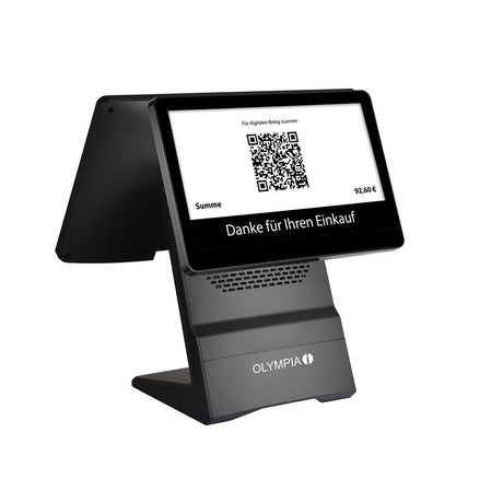 Olympia Registrierkasse T400K Kassensystem für Restaurant und Gastronomie Schwarz