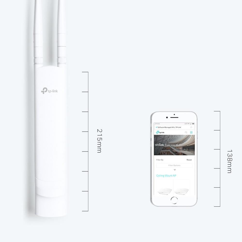 TP-Link EAP110-Outdoor Auranet-300Mbit/s-WLAN-Outdoor-Accesspoint