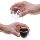 Camry CR 4427 Espresso Glasbecher 2er Set 72,7 ml spülmaschinenfest